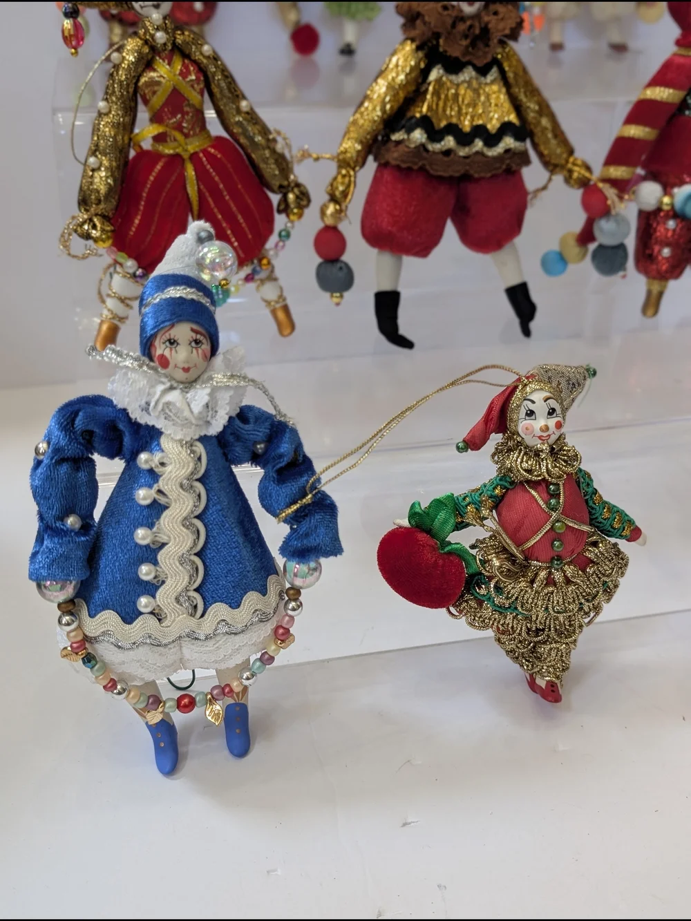 Handcrafted Jester Hanging OrnamentS